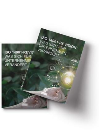 Cover des Whitepapers: "ISO 14001-Revision: Was sich für Unternehmen verändert"